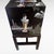 Mid-20th Century Chinese Black Lacquer 3-Drawer Cabinet on Stand With Incised Detail For Sale - Image 15 of 17