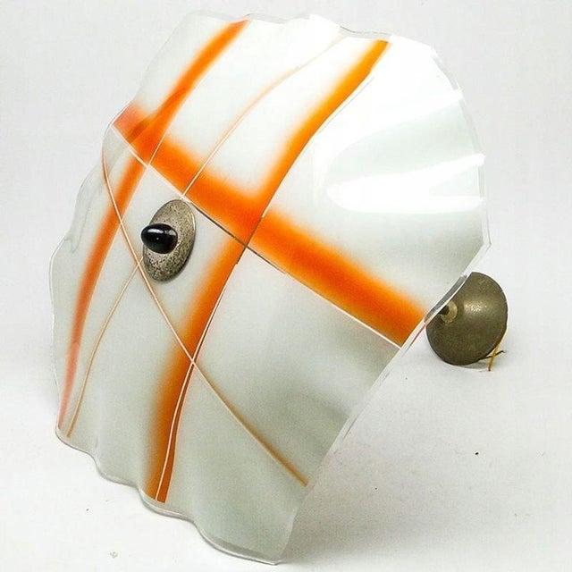 Metal Pop-Art Pendant Lamp from Polam, Poland, 1960s For Sale - Image 7 of 8
