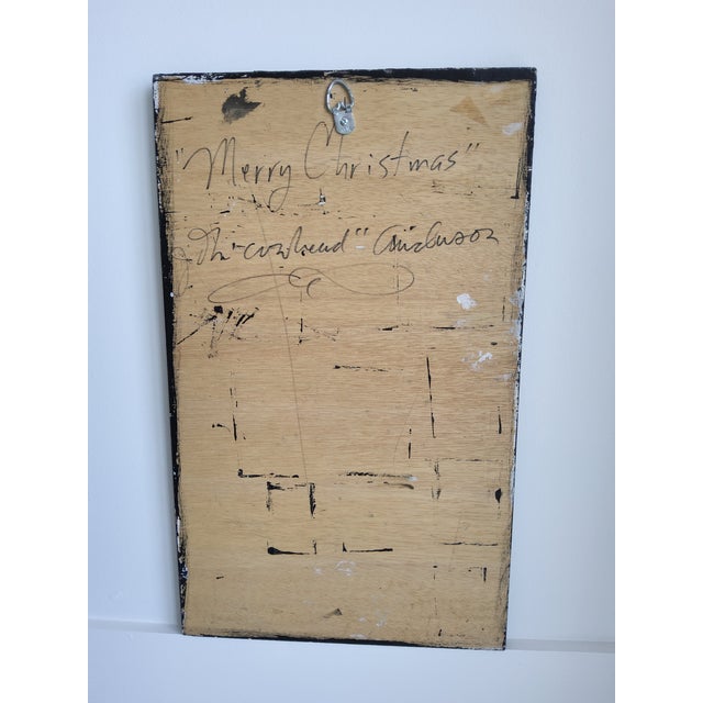 Contemporary Folk Art Snowman by John "Cornbread" Anderson For Sale - Image 14 of 16