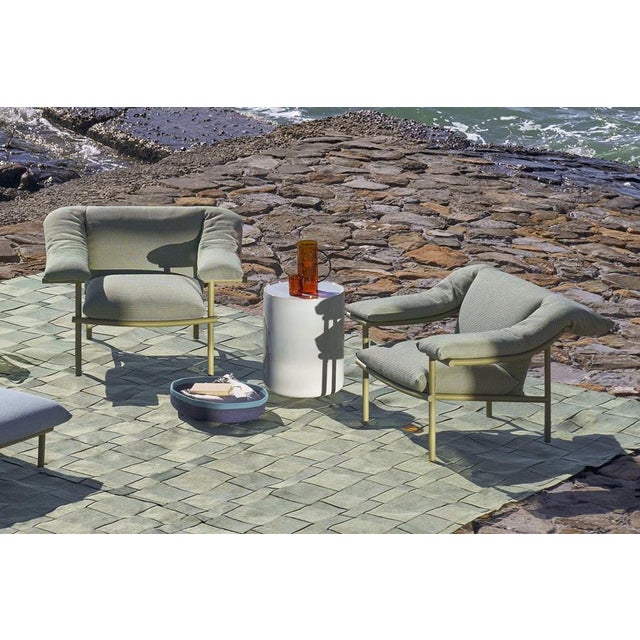 Contemporary Vidalenta armchair designed by Patricia Urquiola for Cassina, conceived as part of the Vidalenta outdoor...