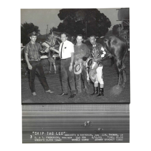 1965 Skip Tag Leo Winner's Circle Photograph