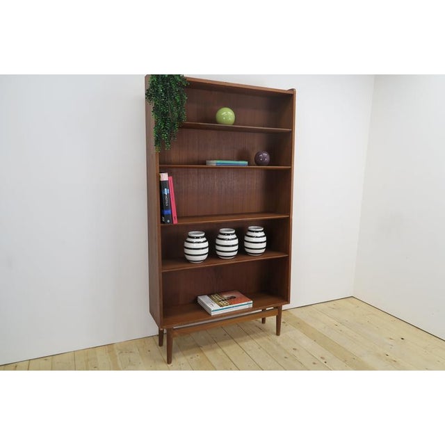 Mid-Century Modern Mid-Century Teak Bookcase by Johannes Sorth, Denmark, 1960s For Sale - Image 3 of 9