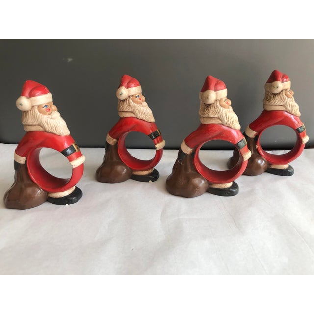 Christmas Santa Napkin Rings For Sale - Image 4 of 9