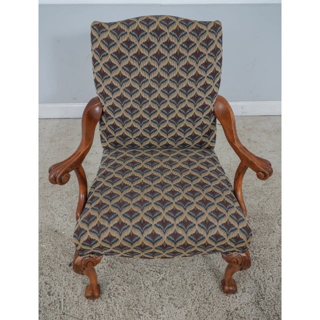 Age: Approx: 30 Years Old Details: Ball & Claw Feet 18 C. Design Chippendale Style Clean Well Cared For Upholstery...