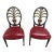 Karges Albert and Edwin Collection Pair of Paint Decorated Chairs For Sale