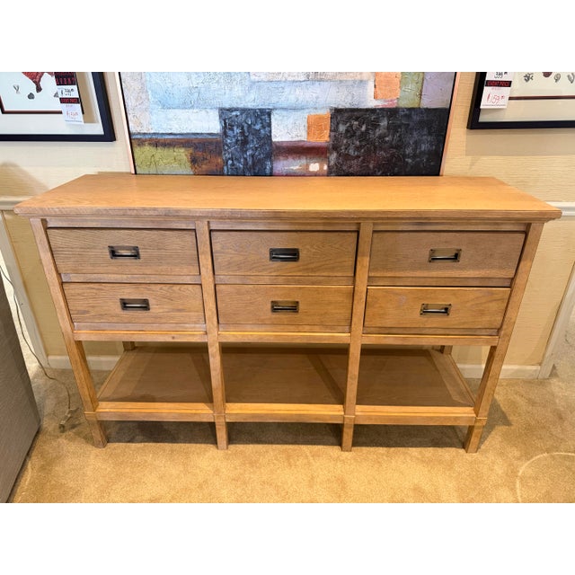 2020s Brand New Pine and Oak Sideboard Server For Sale - Image 5 of 9