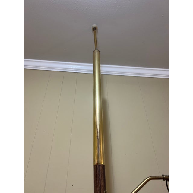 1960s Mid-Century Modern 3-Lantern Tension Pole Lamp For Sale In Nashville - Image 6 of 15
