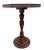 Gorgeous octagonal accent table, featuring exquisite geometric fruitwood wood inlay and marquetry work., 21" Tall X 15"...