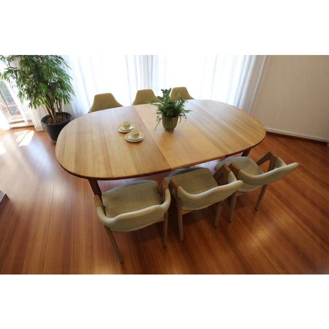 Vintage Oval Dining Table in Oak from Brdr. Andersen, 1960s, in Flawless conditions. Designed 1960 to 1969