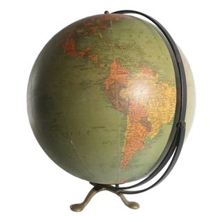 Vintage Replogle Globe on Stand For Sale
