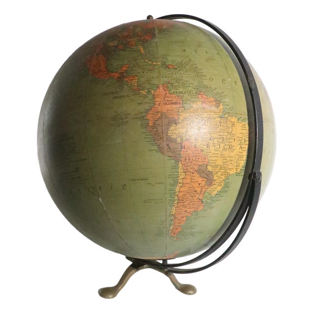 Vintage Replogle Globe on Stand For Sale