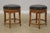 Pair Guy Chaddock Round Rustic Stools For Sale - Image 10 of 10