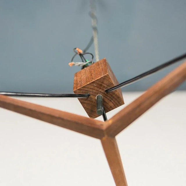 Vintage 3-Light Ceiling Lamp from Guzzini, 1960s For Sale - Image 10 of 12