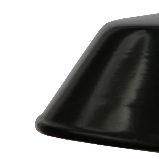 Industrial Black Enamel & Steel Scissor Lamp, 1950s For Sale - Image 4 of 10