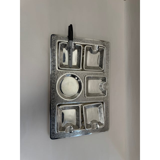 Early 20th Century Tiffany and Co. Sterling Silver Smoking 6-Piece Set For Sale - Image 10 of 11