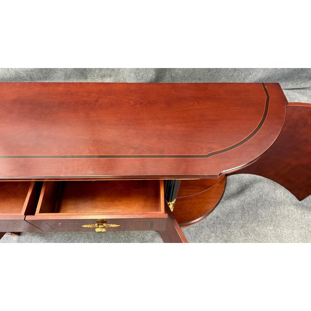 Astoria Grand Gigasso 83” Sideboard Buffet With Mirror For Sale - Image 9 of 18