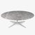 1980s Florence Knoll Oval Dining Table in Gray Marble For Sale - Image 5 of 9