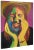 Vibrant portrait of a laughing woman by Chelsea Frost. Executed in a fauvist style, this piece is bright and highly...