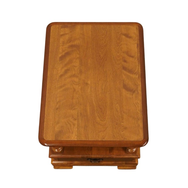 Ethan Allen Ethan Allen Solid Hard Rock Maple Colonial Early American Style 20" Accent End Table 10-8654p For Sale - Image 4 of 12