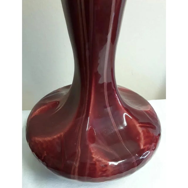 Antique Art Nouveau Belgian Vase, 1890s For Sale - Image 3 of 6