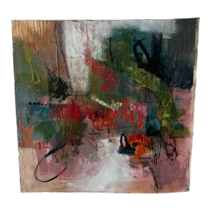 Montreat Series "Untitled #4" Contemporary Original Abstract Acrylic Painting by Stephanie Visser
