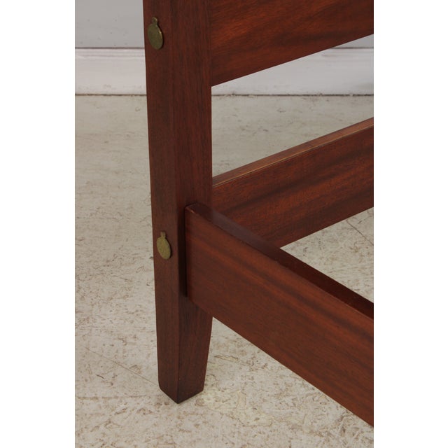 Wright Table Co Mahogany King Size Poster Bed For Sale - Image 16 of 18