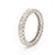 Platinum Diamond Eternity Band, Size 6 For Sale - Image 4 of 11