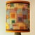 Beige Ovoid Lime Green Ceramic Table or Floor Lamp with Lampshade attributed to R. Houben, 1970s For Sale - Image 8 of 10