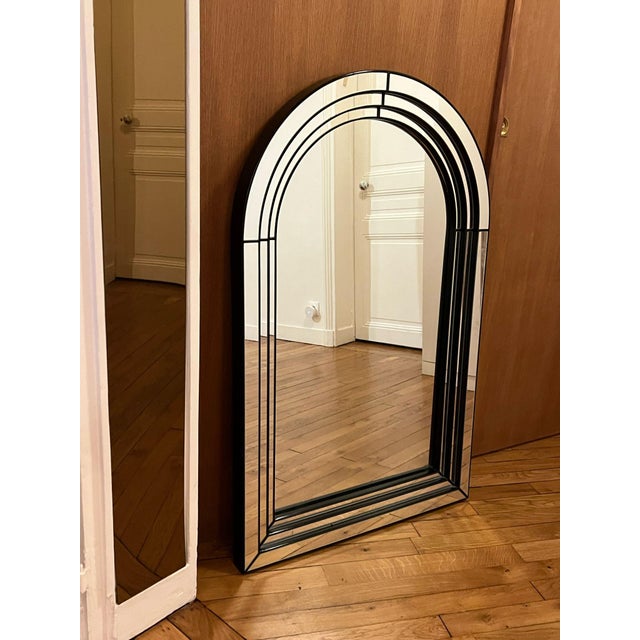 Art Deco Style Mirror from Deknudt, 1960s For Sale - Image 4 of 4