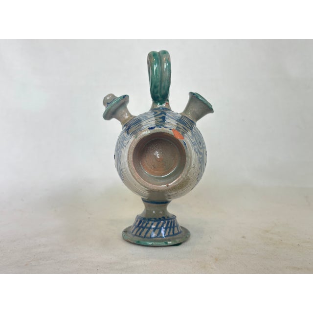 Mid 20th Century Mid 20th Century Glazed Terra Cotta Vessel For Sale - Image 5 of 11