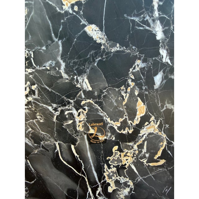 Vintage Labrazel Italian Black Marble Cachepot For Sale - Image 12 of 12