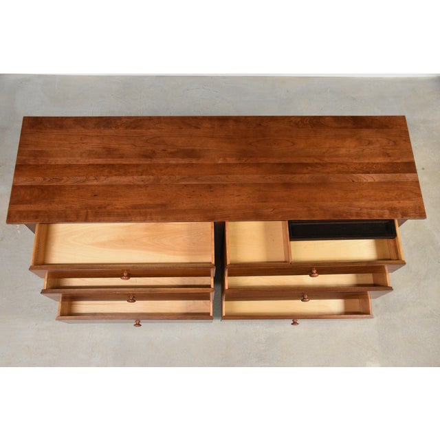 1990s 1990s Ethan Allen American Impressions Solid Cherry Dresser For Sale - Image 5 of 10
