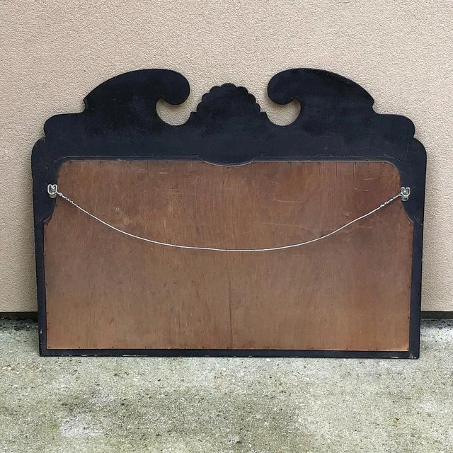 Antique French Chinoiserie Hand-Painted Beveled Mirror For Sale - Image 11 of 12