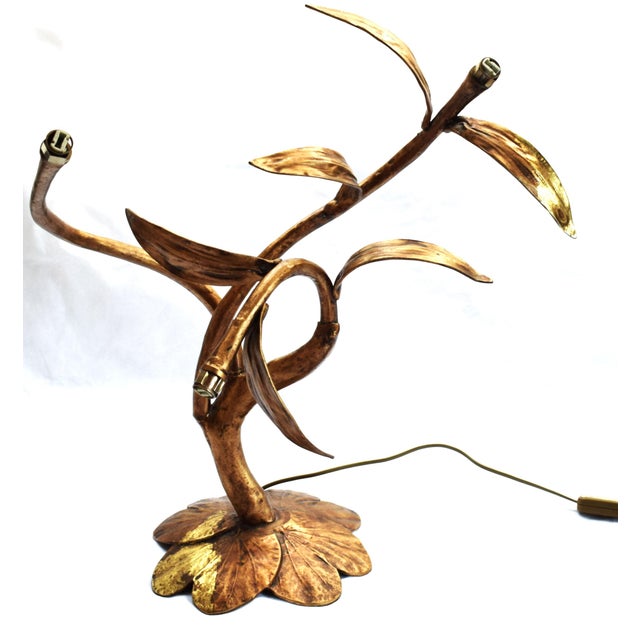 Hollywood Regency Bouquet Table Lamp by Serip, 1980s For Sale - Image 3 of 9