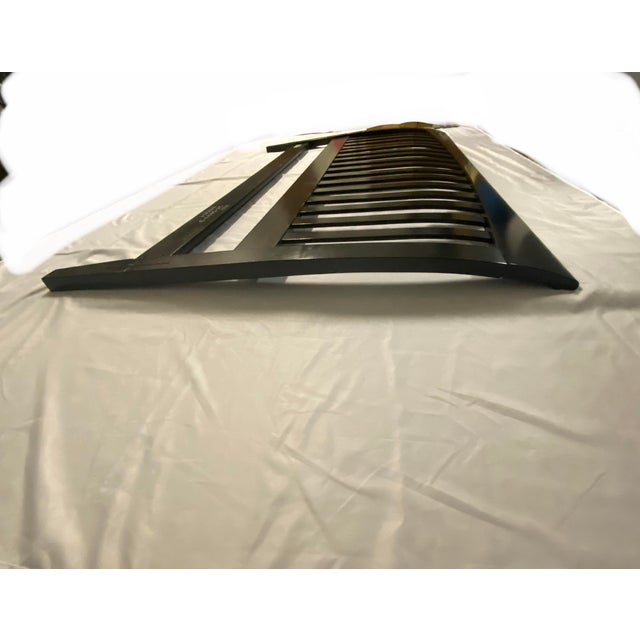 Ethan Allen American Impressions Black Wood Queen Headboard Chairish