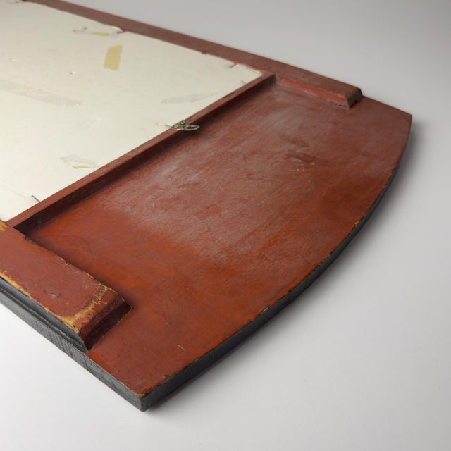 Vintage Wooden Wall Mirror, India, 1970s For Sale - Image 6 of 18