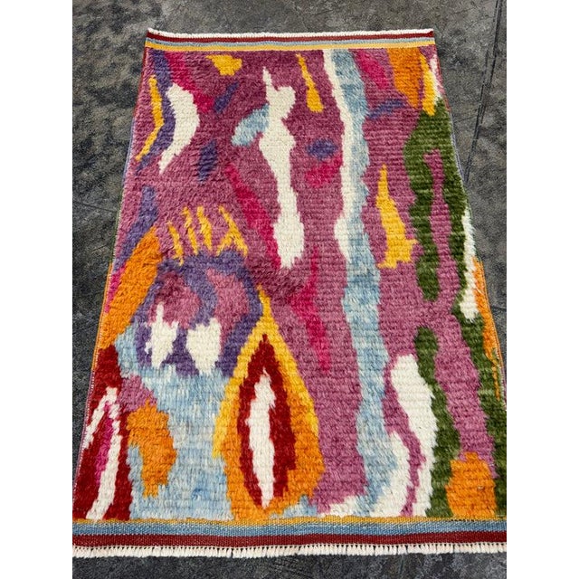 Turkish Oushak Rug 2'3" x 3'3" #24335 Explore a curated collection of hallway runners, wool rugs, and handmade...