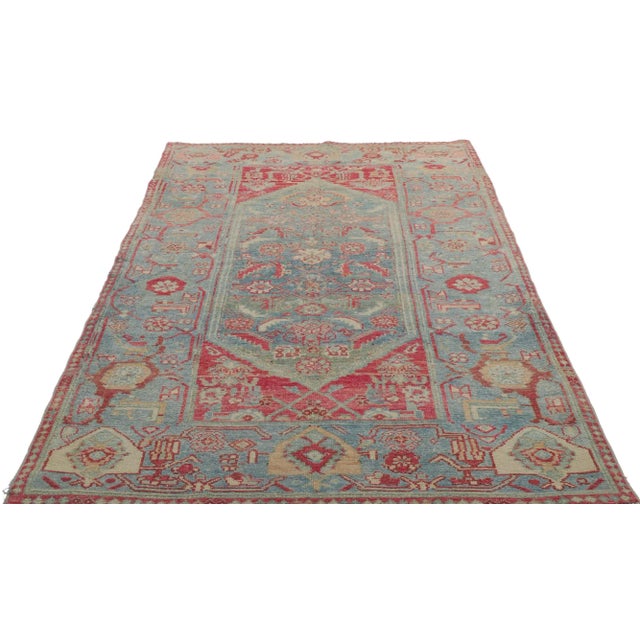Antique Persian Malayer Rug - 03'09 X 06'10 For Sale - Image 4 of 9