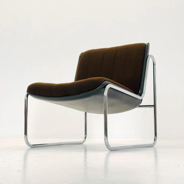 Mid-Century Modern Sling Lounge Chair by Peter Hoyte for Habitat, Italy, 1980s For Sale - Image 11 of 18