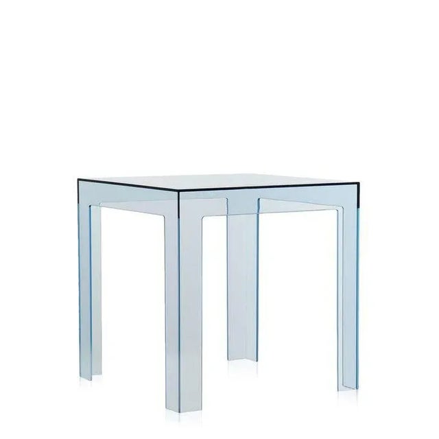 Blue Acrylic Rectangular Side Table Chairish