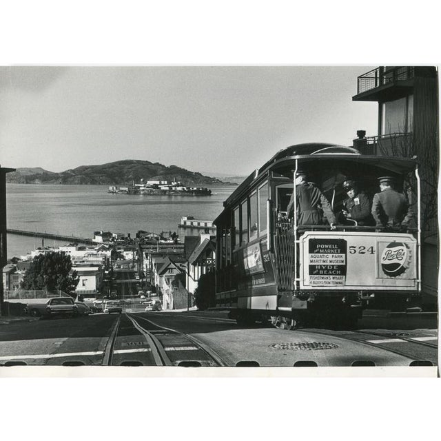 Erich Andres, San Francisco, Hyde Street, View of Alcatraz, USA, 1960s, Silver Gelatin Print For Sale - Image 4 of 4
