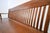 Brown Antique American Oak Lawyer’s Bench | Newly Refinished For Sale - Image 8 of 18