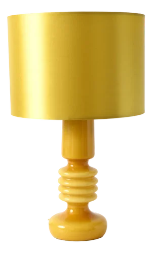 Mid-Century Opaline Glass Table Lamp from De Rupel Boom, 1970s