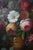 Wilbur Artist Signed Large Oil Painting on Canvas Floral Still Life in Vase For Sale In Philadelphia - Image 6 of 12
