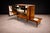 Bar with Side Table in Hardwood & Glass, Branco e Preto, 1950s - Lot 383A For Sale - Image 9 of 14