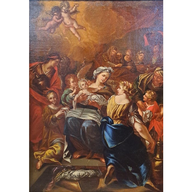 Period: 18th Century (Eighteenth Century) Technique: Oil on canvas Subject: The Nativity of the Virgin. of the work The...