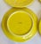 Mid-Century Secla Portuguese Yellow Majolica Cabbage Leaf Plates – Set of 4 For Sale - Image 9 of 10