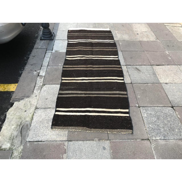 1960s Turkish Tribal Kilim For Sale - Image 11 of 11