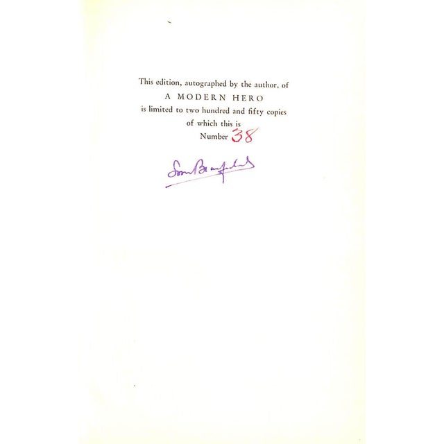 Traditional "A Modern Hero" 1932 Bromfield, Louis For Sale - Image 3 of 7