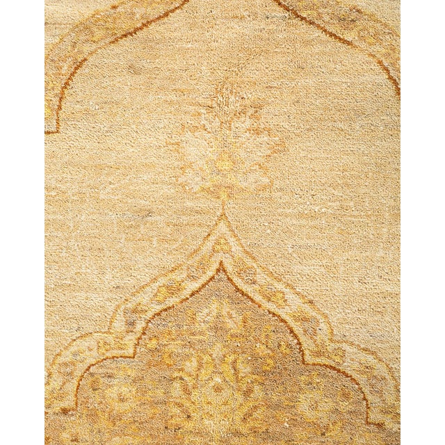 Traditional Eclectic Hand-Knotted Area Rug - Ivory, 9' 3" x 12' 6" For Sale - Image 3 of 8
